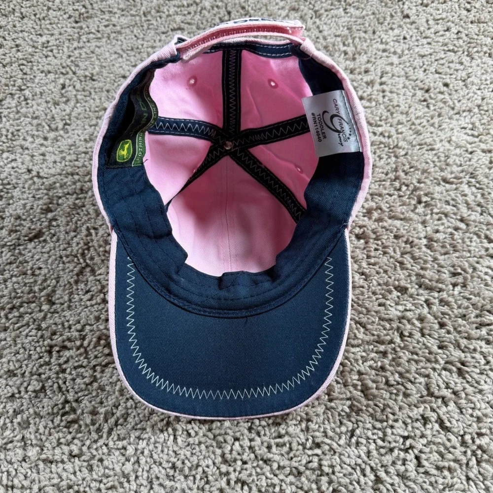 John Deere Toddler Girls Pink Princess Baseball Cap Hat farm western country